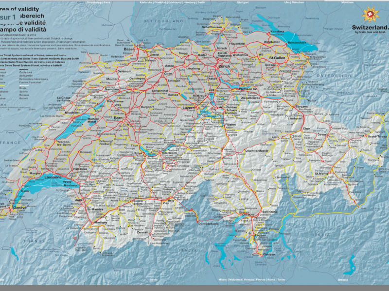 Swiss Travel Pass, Zürich Card и другие проездные билеты в Швейцарии