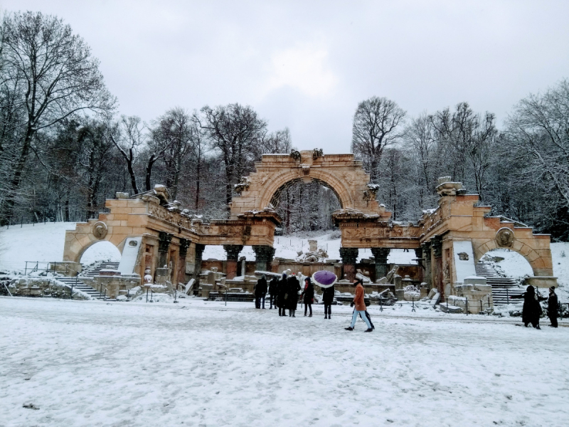 Предрождественская Вена. Белый город в сумеречных тонах