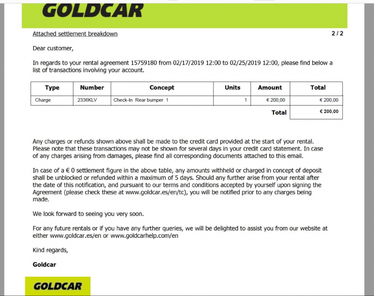 Gold Car аренда авто, отзывы