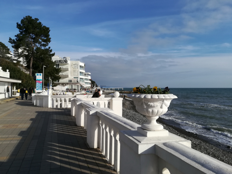 В одиночестве в Сочи. Март 2019