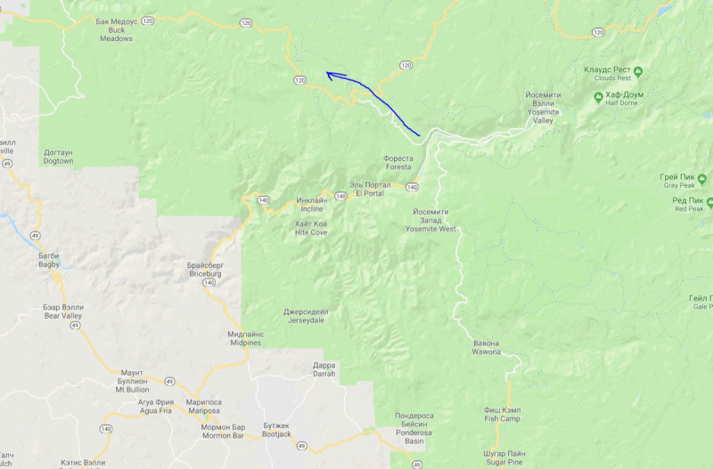 Парк Йосемити (Yosemite) что посмотреть