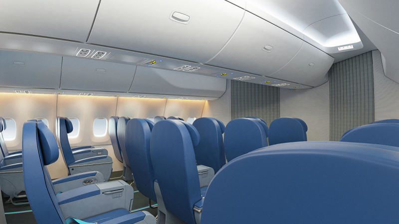 «Ильюшин» показал салон первого Ил-496