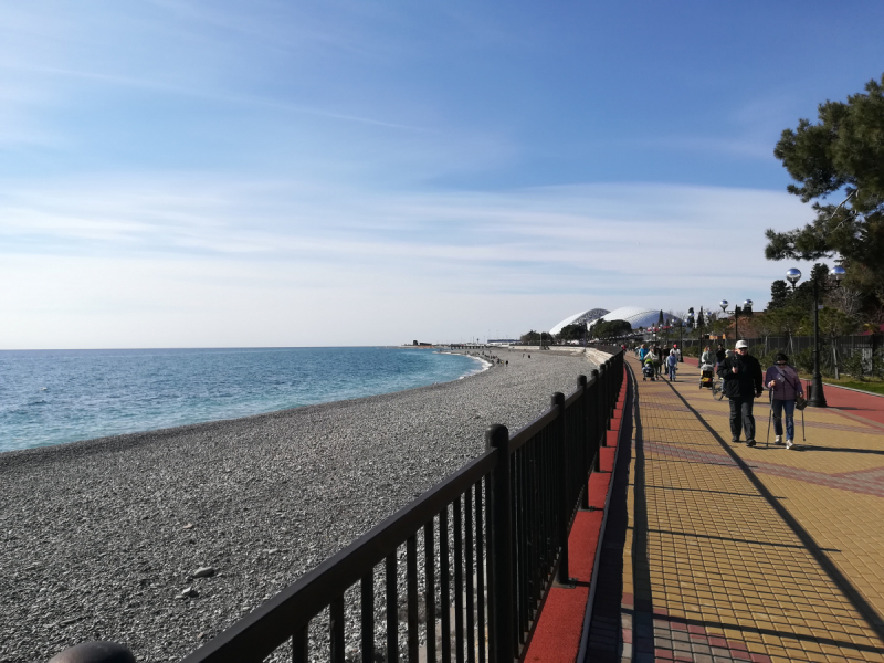 В одиночестве в Сочи. Март 2019