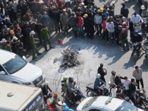 Сгорел байк...