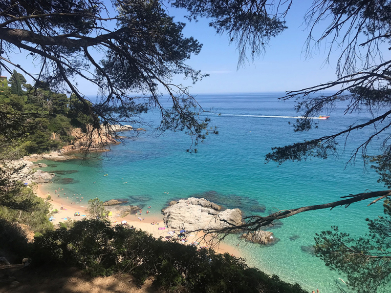 Пешком Blanes – Tossa de Mar – San Feliu de Guixolls – Platja d’Aro (GR-92), июнь 2018