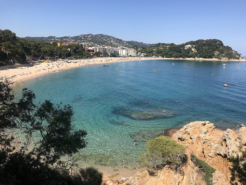 Пешком Blanes – Tossa de Mar – San Feliu de Guixolls – Platja d’Aro (GR-92), июнь 2018