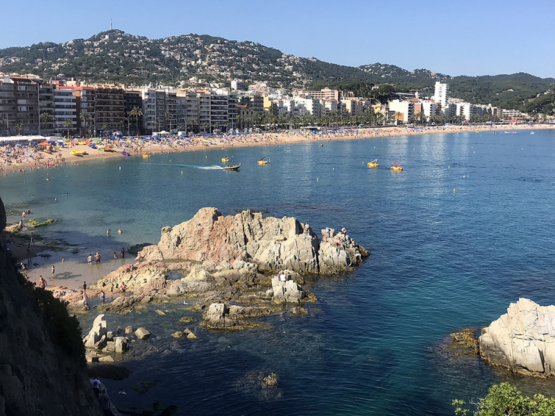 Пешком Blanes – Tossa de Mar – San Feliu de Guixolls – Platja d’Aro (GR-92), июнь 2018