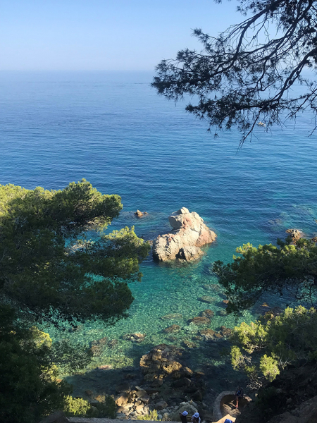 Пешком Blanes – Tossa de Mar – San Feliu de Guixolls – Platja d’Aro (GR-92), июнь 2018