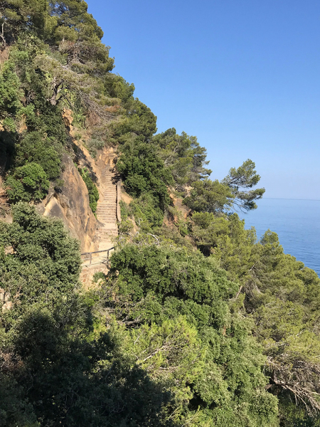 Пешком Blanes – Tossa de Mar – San Feliu de Guixolls – Platja d’Aro (GR-92), июнь 2018