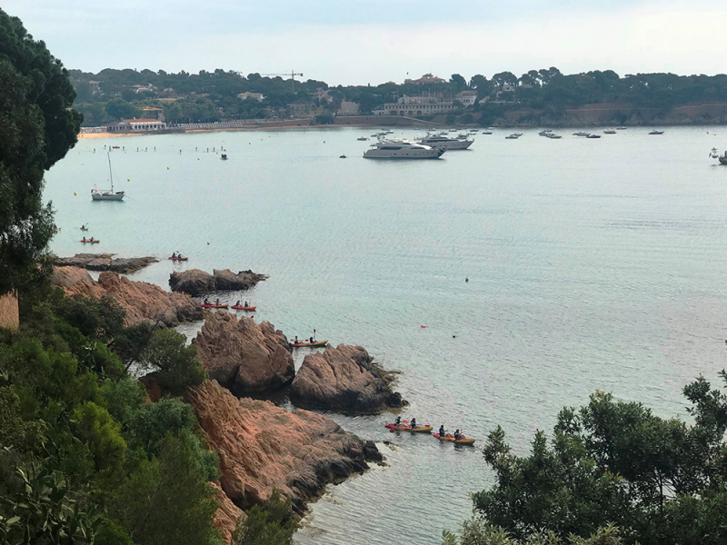 Пешком Blanes – Tossa de Mar – San Feliu de Guixolls – Platja d’Aro (GR-92), июнь 2018