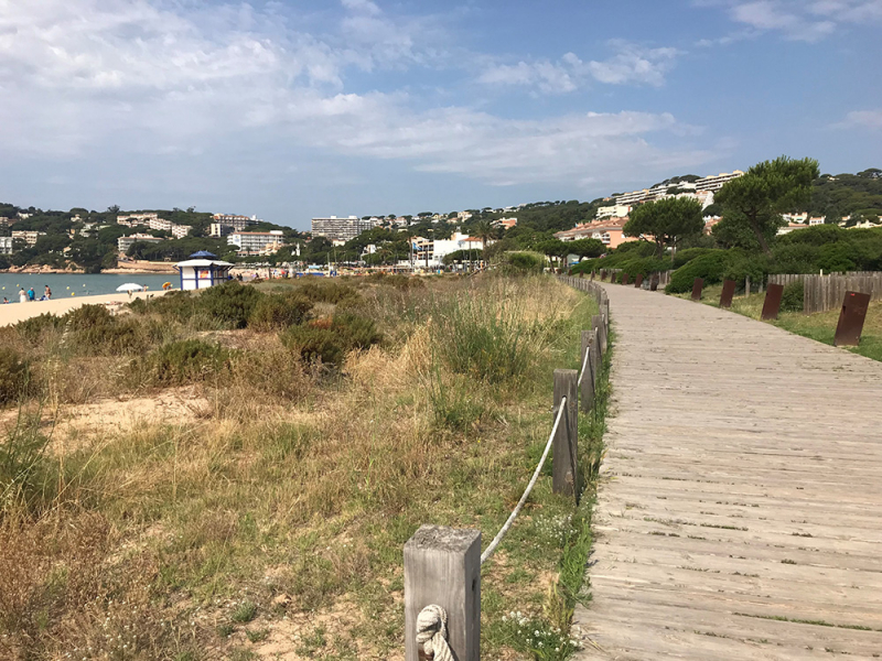 Пешком Blanes – Tossa de Mar – San Feliu de Guixolls – Platja d’Aro (GR-92), июнь 2018