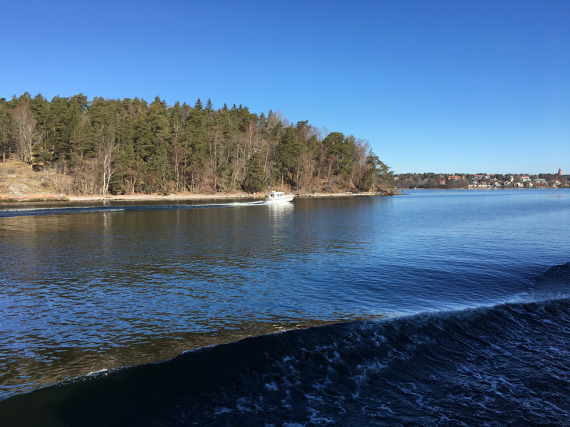 Vaxholm - морская поездка из Стокгольма 2019.