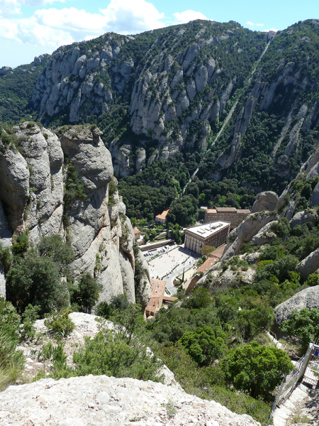 Monistrol de Montserrat – Monasterio de Montserrat – Monistrol de Montserrat (пешком)