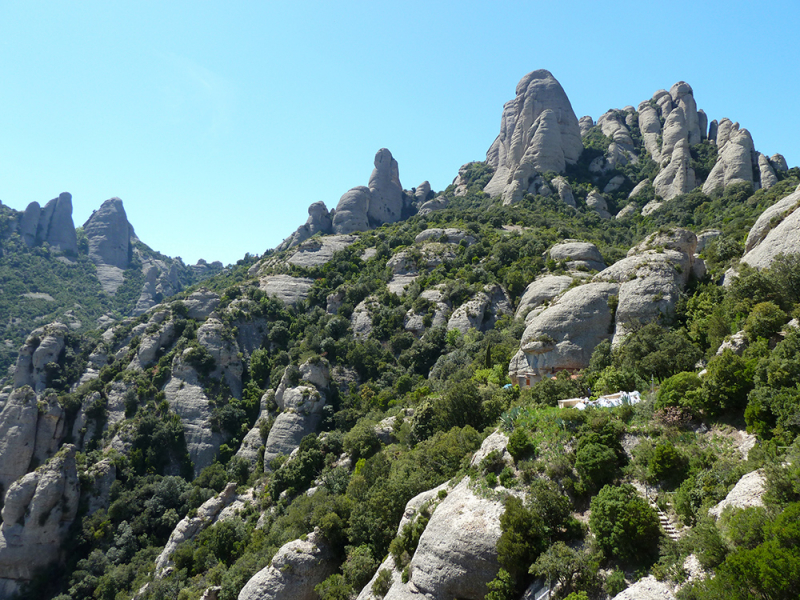 Monistrol de Montserrat – Monasterio de Montserrat – Monistrol de Montserrat (пешком)