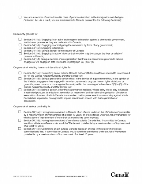 Отказ в визе в Канаду: причины и что делать