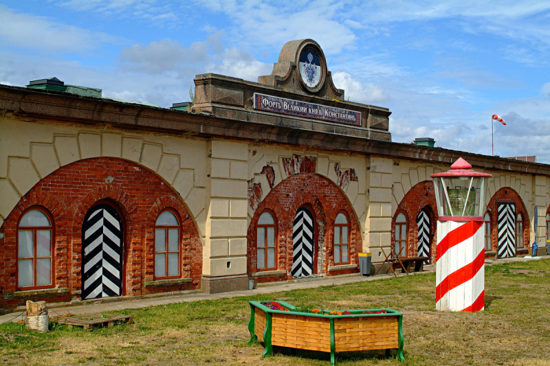 Форты Кронштадта, Баболовская ванна,Батарея на Красной Горке,Адамова Голова..