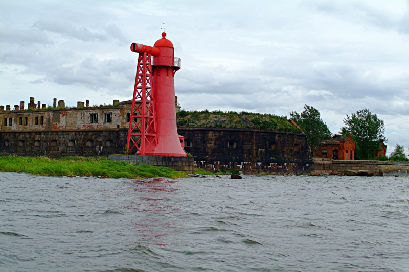 Форты Кронштадта, Баболовская ванна,Батарея на Красной Горке,Адамова Голова..
