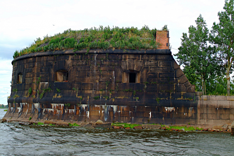 Форты Кронштадта, Баболовская ванна,Батарея на Красной Горке,Адамова Голова..