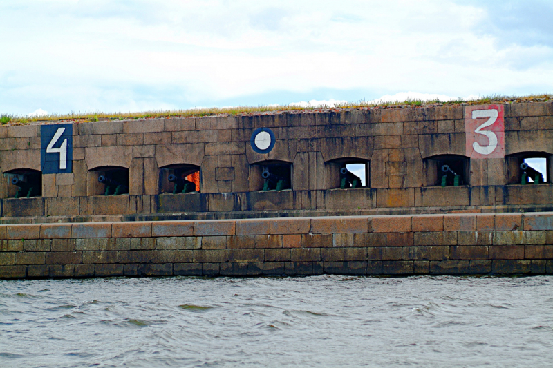 Форты Кронштадта, Баболовская ванна,Батарея на Красной Горке,Адамова Голова..
