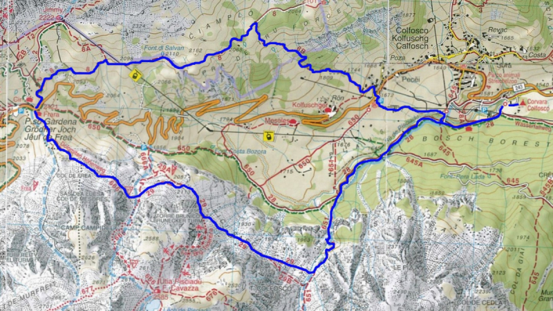 Доломиты. Пешком по Alta Badia и Val di Fassa (без машины) Доломиты. Пешком по Alta Badia и Val di Fassa (без машины)