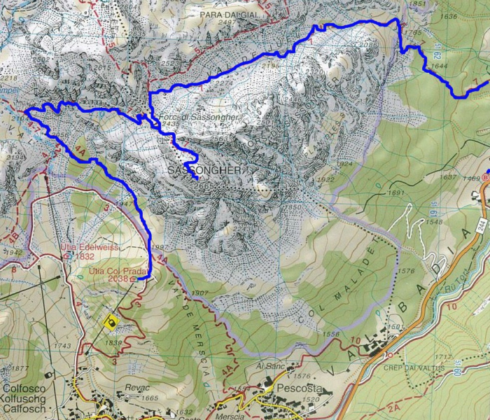 Доломиты. Пешком по Alta Badia и Val di Fassa (без машины)