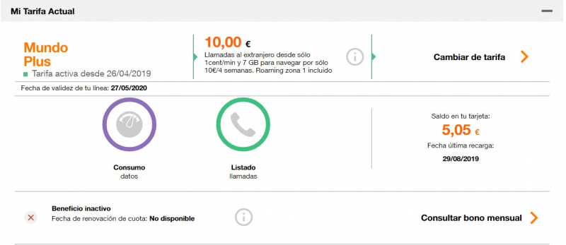 Испанская симкарта Orange  - использование в Европе