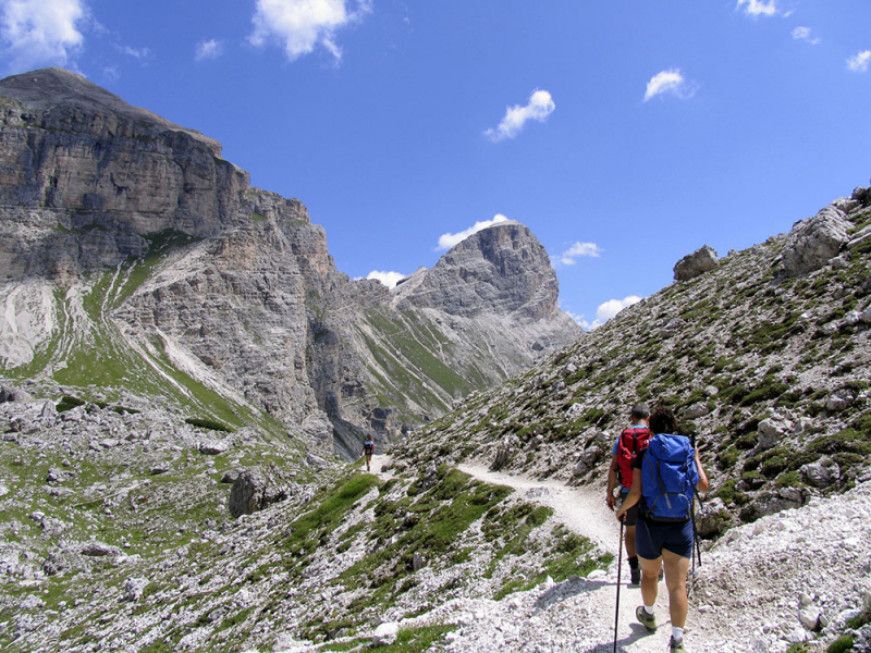 Трекинг в Доломитовых Альпах №2: Dolomiti Ampezzane, Sextener, Val  Gardena, Val Badia.