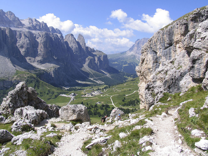 Трекинг в Доломитовых Альпах №2: Dolomiti Ampezzane, Sextener, Val  Gardena, Val Badia.