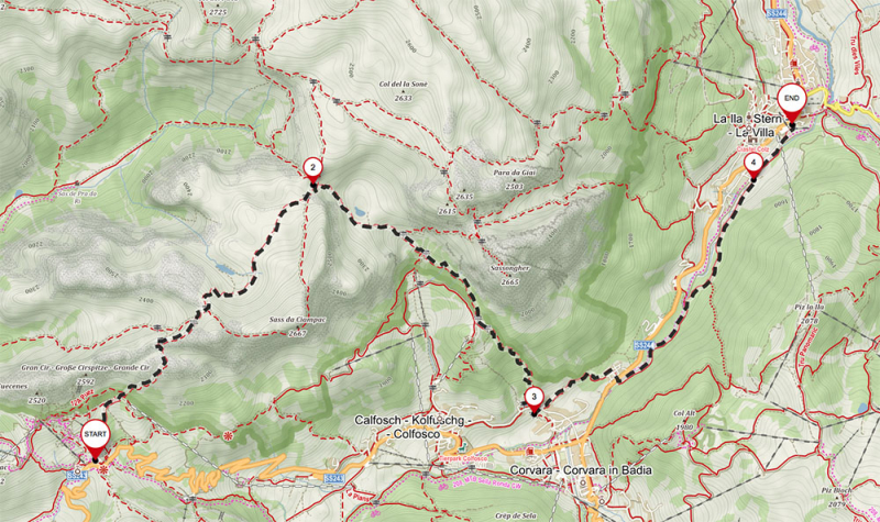 Трекинг в Доломитовых Альпах №2: Dolomiti Ampezzane, Sextener, Val  Gardena, Val Badia.