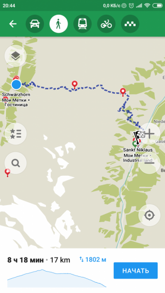 Walker’s Haute Route. Из Шамони в Церматт за 9 дней.