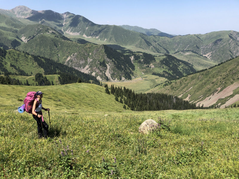 Поход в урочище Карабастау (Тянь-Шаньские горы, 3,600 м, Казахстан) или горный квест «найди тропу».
