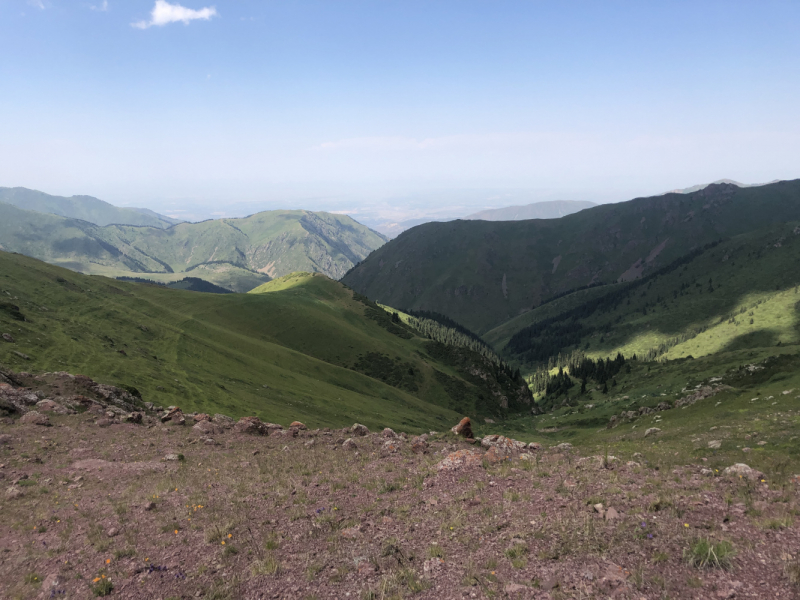 Поход в урочище Карабастау (Тянь-Шаньские горы, 3,600 м, Казахстан) или горный квест «найди тропу».