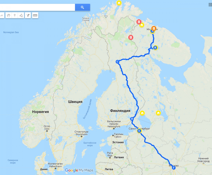 Москва-Нордкапп через Карелию, Териберку и логово Йоулупукки или 6600 км за 9 дней