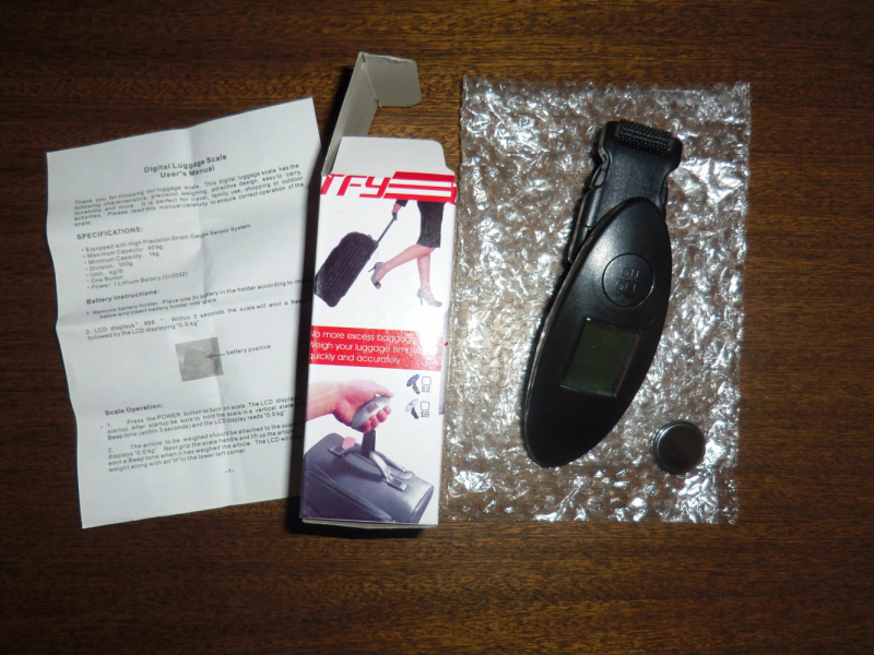 Весы для взвешивания чемодана и термос,новые
