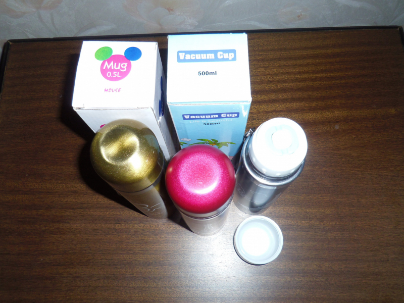 Весы для взвешивания чемодана и термос,новые