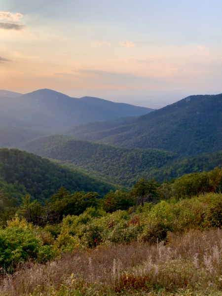 Из Вашингтона в Щикаго по Blue Ridge Parkway