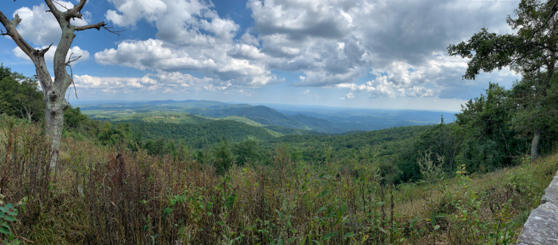 Из Вашингтона в Щикаго по Blue Ridge Parkway