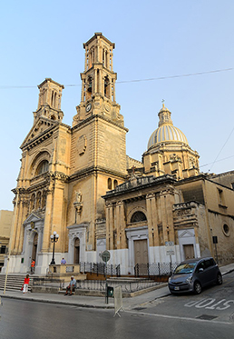 Il-Ħamrun. Parish Church of St. Cajetan