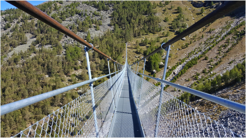 Suspension Bridge in Randa