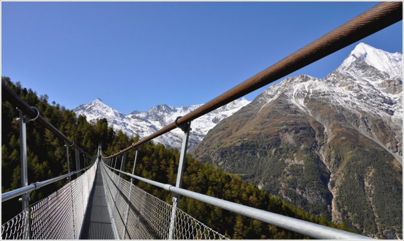 Suspension Bridge in Randa