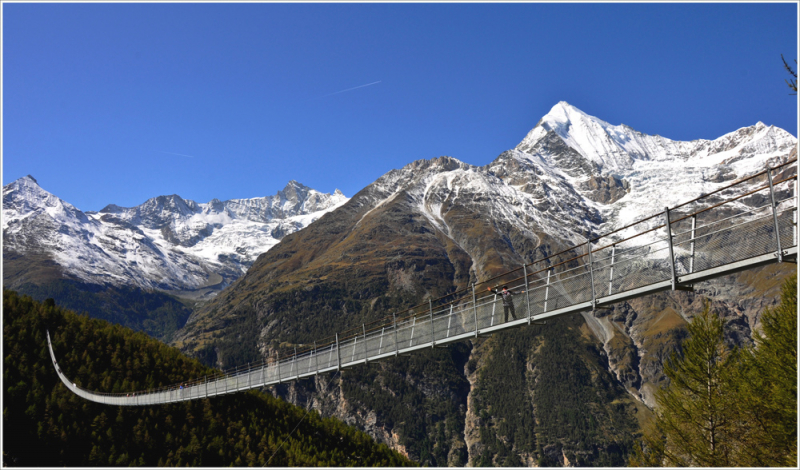 Suspension Bridge in Randa
