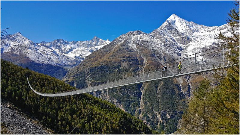 Suspension Bridge in Randa