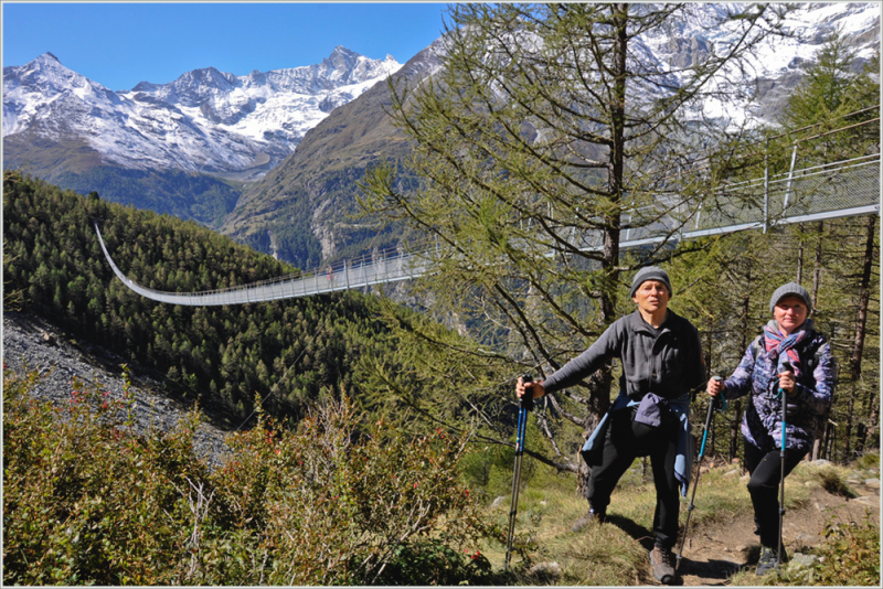 Suspension Bridge in Randa