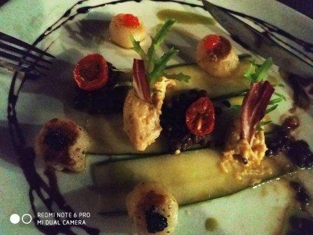 Салат в ресторане отеля Taaras