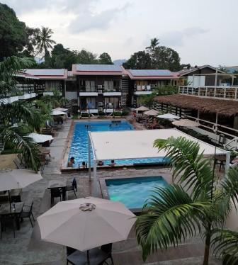 The Barat Tioman Beach Resort (вид из номера утром).