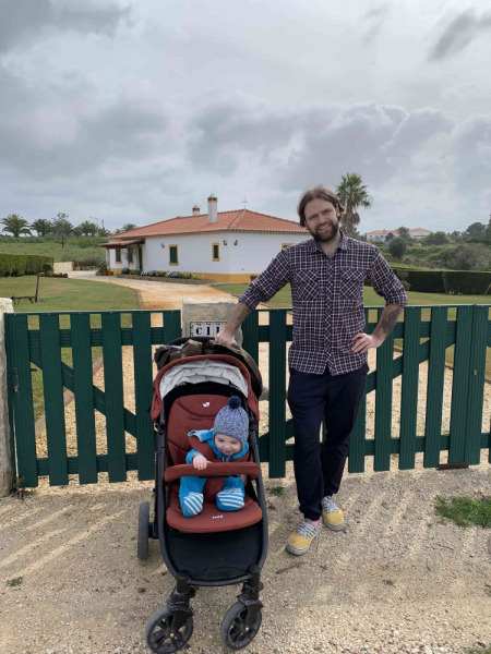 Юг Португалии февраль 2019 с младенцем
