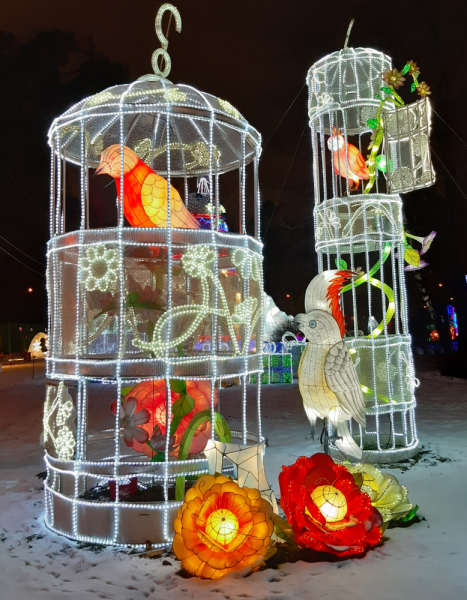 Фестиваль "Волшебных китайских фонарей" в Москве