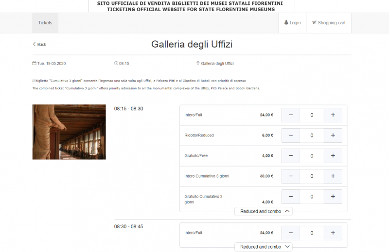 Галерея Уффици и другие галереи и музеи Флоренции, покупка билетов и посещение.