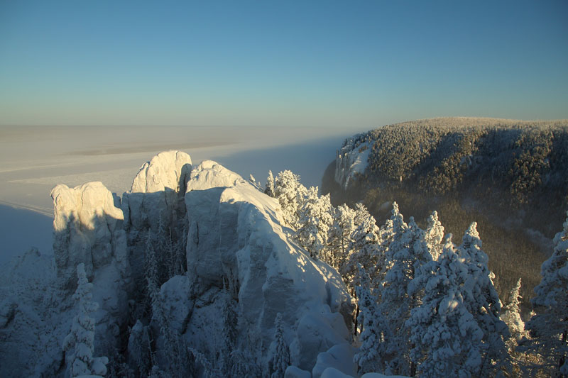 Якутия. Оймякон - полюс холода Северного полушария. Январь 2020.