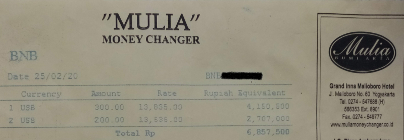 Индонезия: обмен валюты, банки и использование карт. Советы туристам